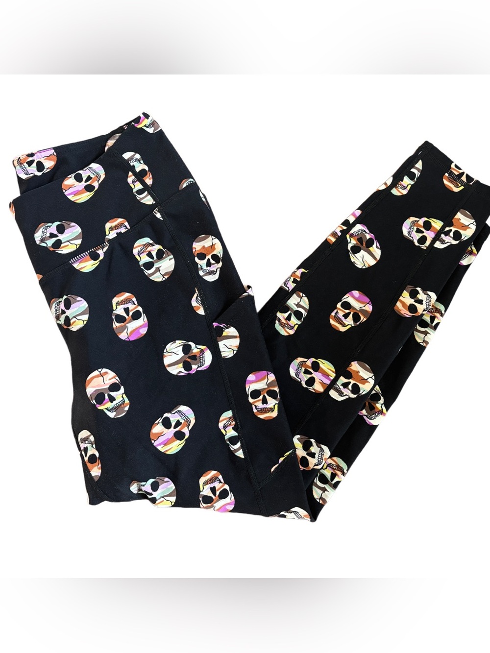 Torrid Skeleton Leggings Sz 1 (XL) Halloween